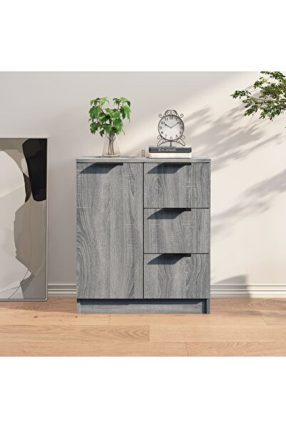 Concept Servantă, sonoma gri, 60x30x70 cm, lemn prelucrat