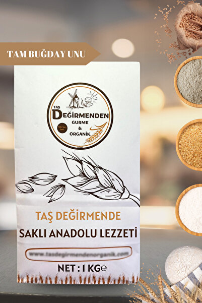 Taş Değirmenden Organik Tam Buğday Unu - 1 Kilo