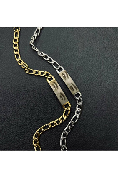 jo jewelry Göz Bileklik Kişiye Özel Resimli Baskı - Hediye - Çelik Bileklik A...