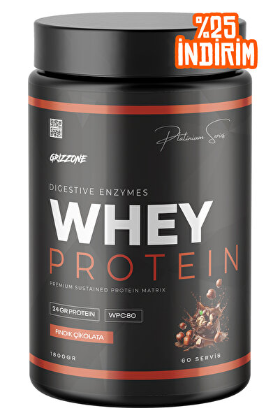 GRIZZONE Whey Protein 1.800 Gr ( Fındık Çikolata )