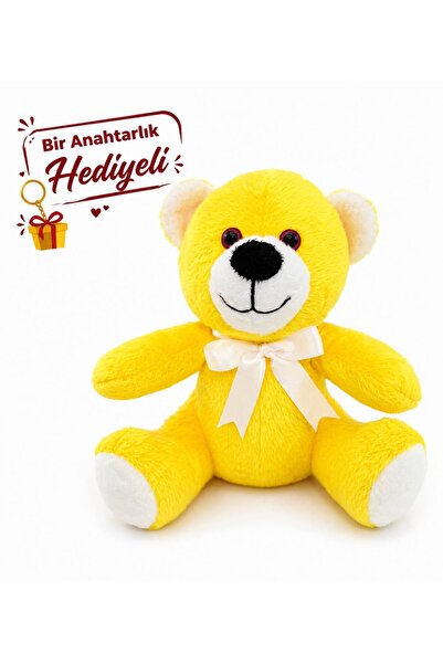 25 cm Kurdeleli Peluş – Oturan Model, Yumuşacık, Alerji Yapmaz