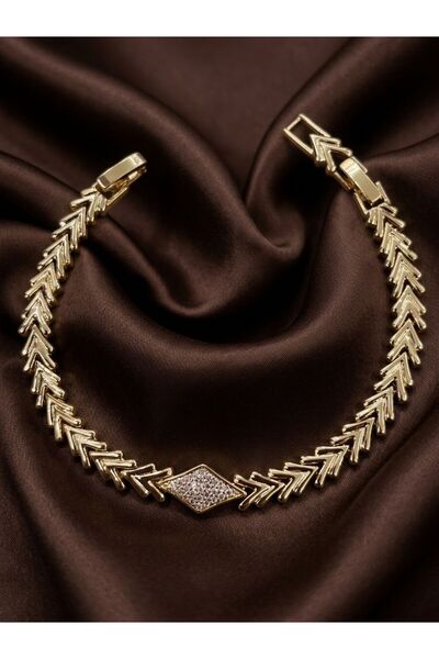 Xuping Baklava Desen Bileklik 14K Gold