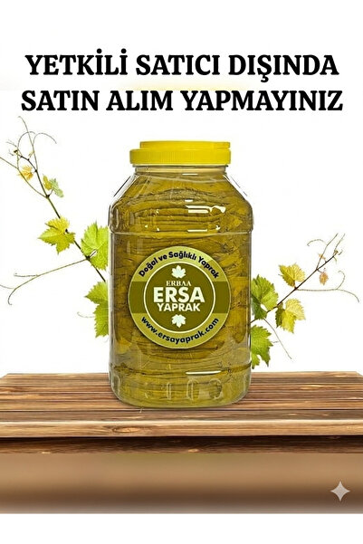 ERSA YAPRAK Meşhur Tokat Yeni Sezon Taze İnce Salamura Yaprak 5 Kg