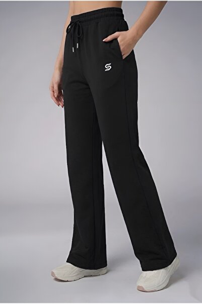 Sapeur Kadın Soft Touch Comfort Fit Bol Paça Spor & Günlük Pantolon
