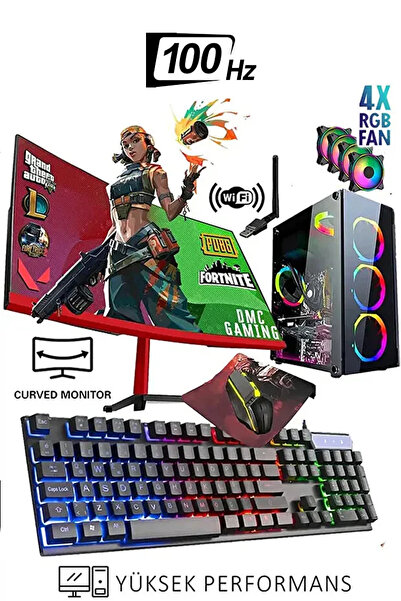 Dmc N90x (GTA 5) I7-860,16GB RAM,256GB SSD,4GB R7240 128BİT,24"100hz Curved O...
