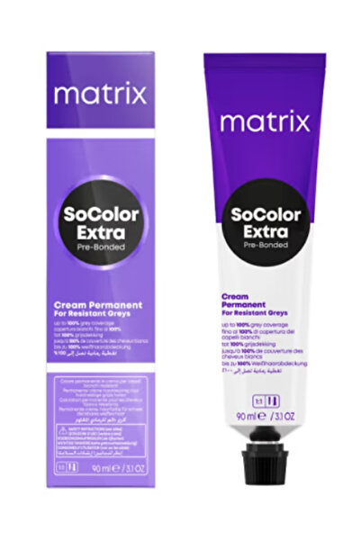 Matrix SoColor Permanent Extra Coverage Hair Colour. Shade: 506.8 (Dark Blond...