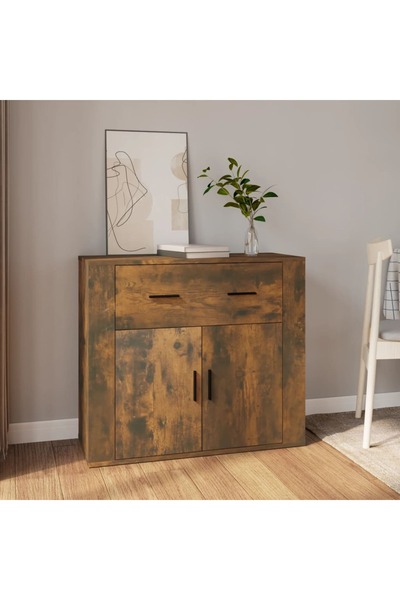 Concept Servantă, stejar fumuriu, 80x33x70 cm, lemn compozit