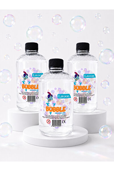 Lavoon V-bubble Kaliteli Formül 3'lü Baloncuk Sıvısı Likiti Köpük Tabancası B...