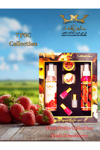 HAMIL ALMUSK Musk Fruit Set 7 Pieces Strawberry Flavored