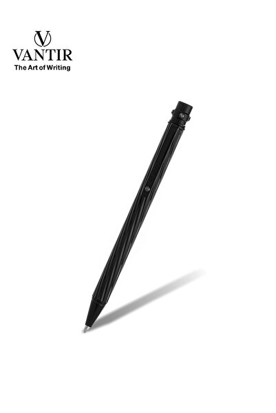 VANTIR Prince Pen | Full Black Luxury Custom Design Ballpoint | Smooth Ink Fl...