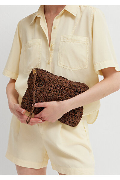 Mavi Brown Wicker Handbag 1913068-33382