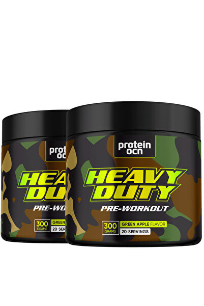Proteinocean Heavy Duty Preworkout Yeşil Elma - 300g x 2 Adet