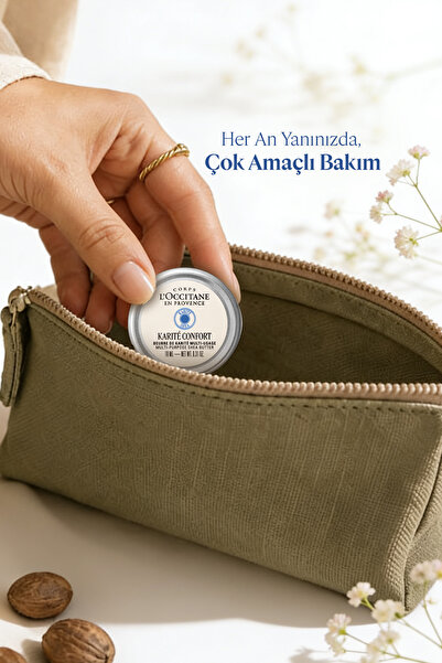 L'Occitane Shea Organik Yağı, Besleyici ve Nemlendirici, Kuru Ciltler için, 10 ml