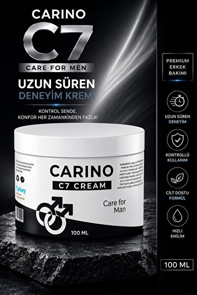 Carino E Bella Carino C7 Cream Care For Man 100 ML – Uzun Süren Deneyim Kremi