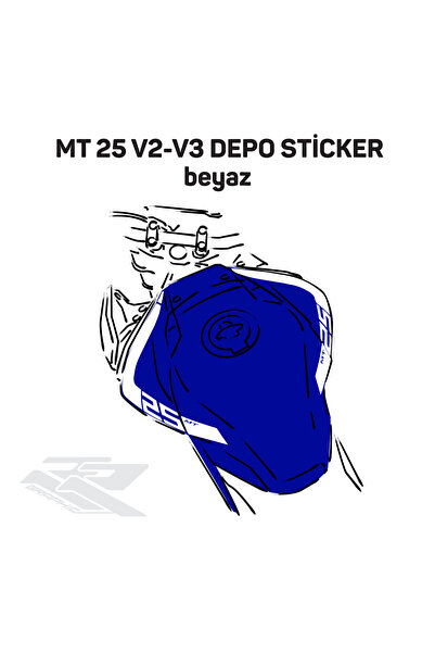 RR Graphic YAMAHA MT 25 V1-V2 DEPO STİCKER