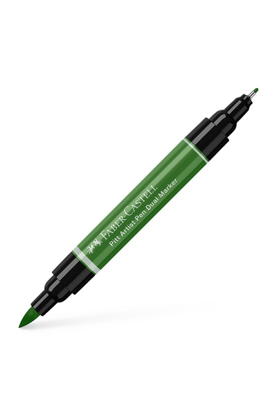 Faber Castell Pitt Artist Pen Dual Marker Permanent Olive Green 167 Faber-Cas...