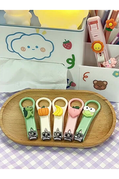 mucit home Figürlü Renkli Bebek Çocuk Tırnak Makası 1 Adet