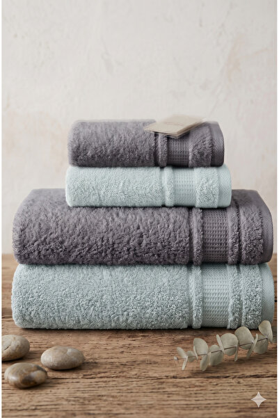 Özdilek Colurist Towel Set 2 Bath Towels 90X150 cm 2 Hand-Face Towels 50X90 cm