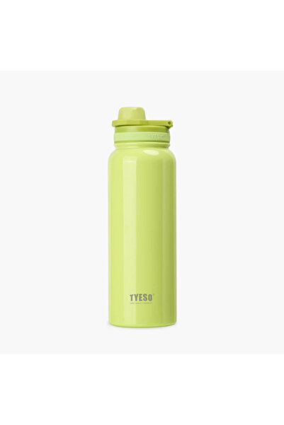 OEM Sticla termica TYESO din inox, izolare vacuum, capac flip-top, Verde fosf...