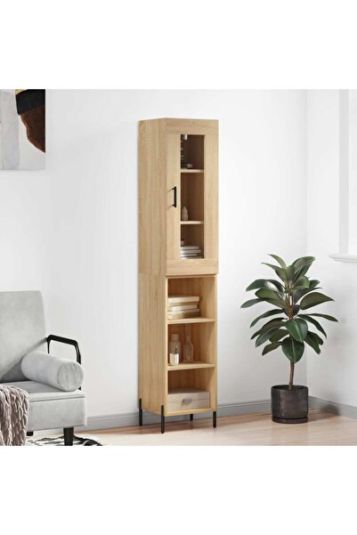 Concept Dulap înalt, stejar sonoma, 34,5x34x180 cm, lemn prelucrat