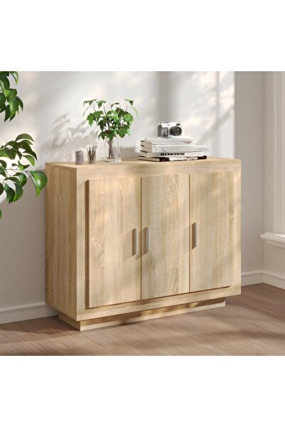 Concept Servantă, stejar sonoma, 92x35x75 cm, lemn compozit