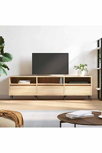 Concept Comodă TV, stejar sonoma, 150x30x44,5 cm, lemn prelucrat