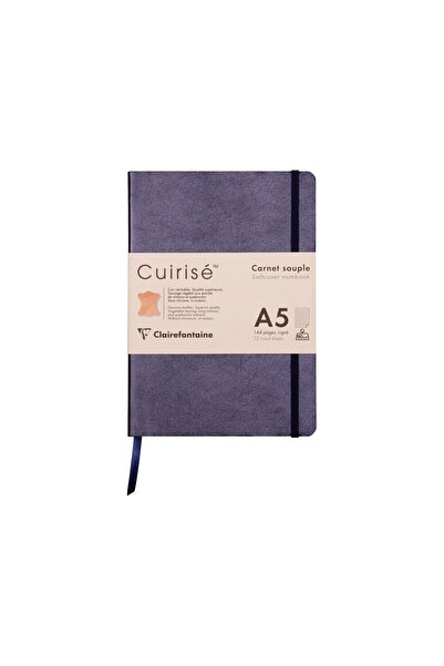 Clairefontaine Τετράδιο με μαλακό εξώφυλλο από δέρμα Cuirise, A5, λάδι