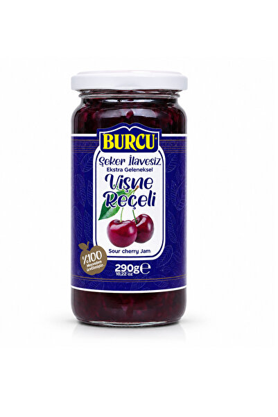 BURCU Şeker İlavesiz Vişne Reçeli 290 gr