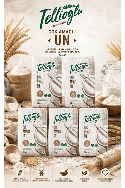 tellioğlu Çok Amaçlı Un 5x1 Kg