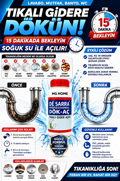 VENON 1000 Gr ✅ 1 ADET DE SARRA❤️ 1 KG DİKKAT 1 LT ❤️LAVOBA AÇICI DÖK AÇ BANY...