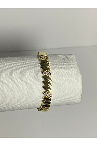 LUXURY Gold Taşlı Kadın Bileklik