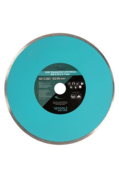 DETOOLZ Disc diamantat universal 230 x 22,4 x 7 mm