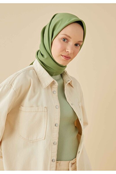 Freshscarfs Cotton Silk Scarf Khaki