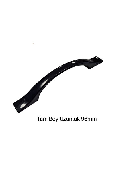 Kenzlife mobilya kulpu sülün 96 mm siyah plastik dolap kulbu 01 adet kulp gar...