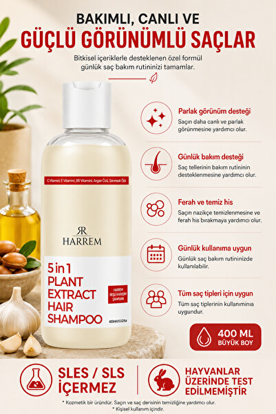 Harrem Beşli Karışım Şampuan 400 ml