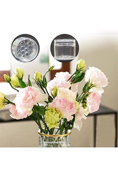 Arabest Spiral Flower Stem Holder, Transparent Plastic DIY Bouquet Twist Fixe...