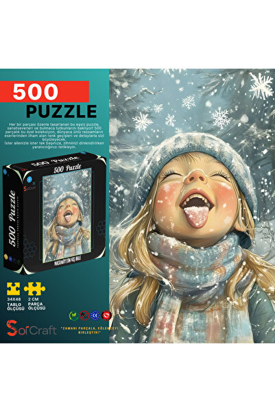 Soi Craft 500 Parça Puzzle Masumiyetin Kış Hali #251