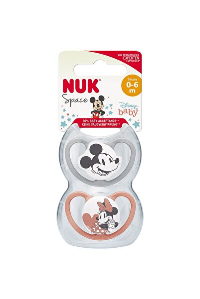 Nuk SUZETA PM AIR DISNEY MICKEY ROSU M1(0-6L) 2BUC