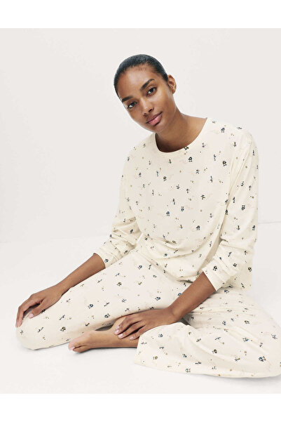Marks & Spencer %100 Pamuklu Baskılı Pijama Takımı