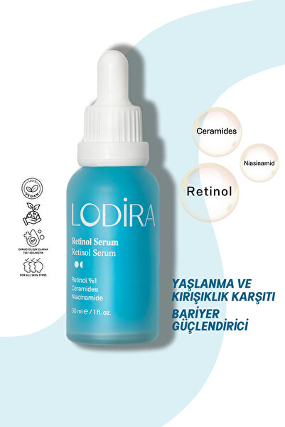 Lodira Cosmetic Kırışıklık ve Yaşlanma Karşıtı Bariyer Onarıcı Retinol Serum ...