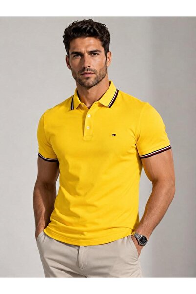 Tommy Hilfiger MEN'S 1985 POLO ORGANIC COTTON  REGULAR FIT T-SHIRT