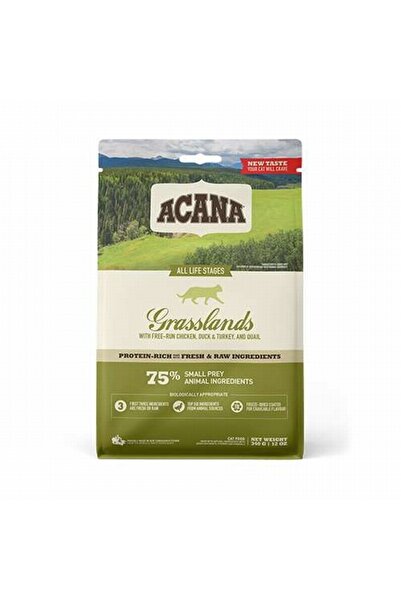 Acana Grasslands Ördekli Tavuklu Kedi Maması Tüm Irk ve Yaşam Evreleri 1,8 Kg