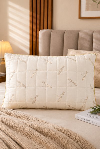 MonoHome 100 Merinos Lamb Wool Pillow – Naturally Air-Conditioned Premium Pillow