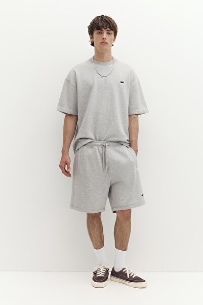 Pull & Bear Logolu jogger bermuda şort