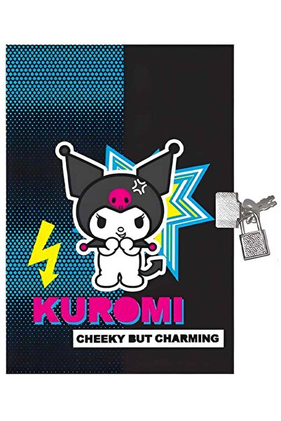 kuromi كيسكن كولور 14x20 80yp. دفتر مذكرات مزود بقفل ومسطر 310210