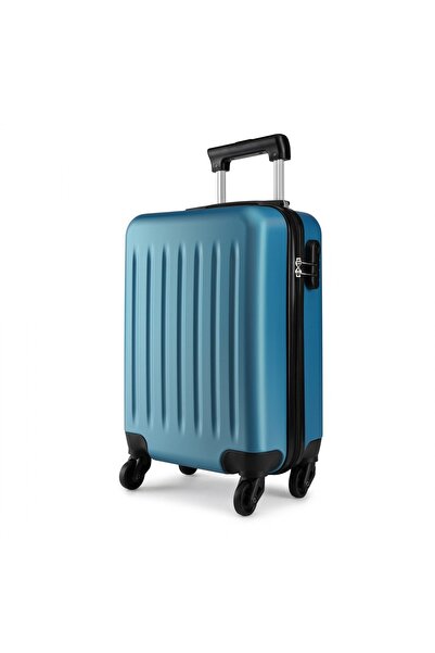 Kono K1872L - Troler rigid din ABS de 19 inch, cu 4 roți pivotante - Bleumarin