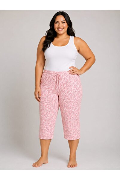 Pemilo Women's Plus Size Milan Capri Single Bottom