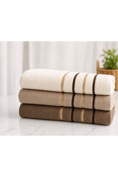 HOME MODE Set de 3 prosoape de baie 70×140 cm Moale și absorbant și potrivite...