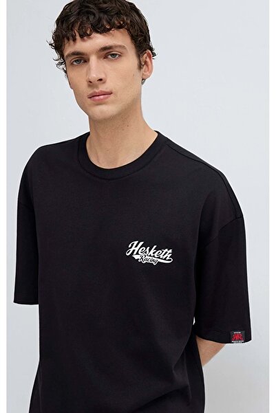Mavi M0613354 Hasketti 24 Racing Printed T-Shirt Men's T-Shirt Black