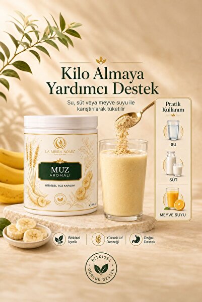 La Miera Norel Bitkisel Enerji ve Besin Desteği | Polen Muz Aromalı | 250 gr ...